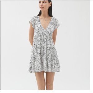 UO Julia Tiered Ruffle Mini Dress